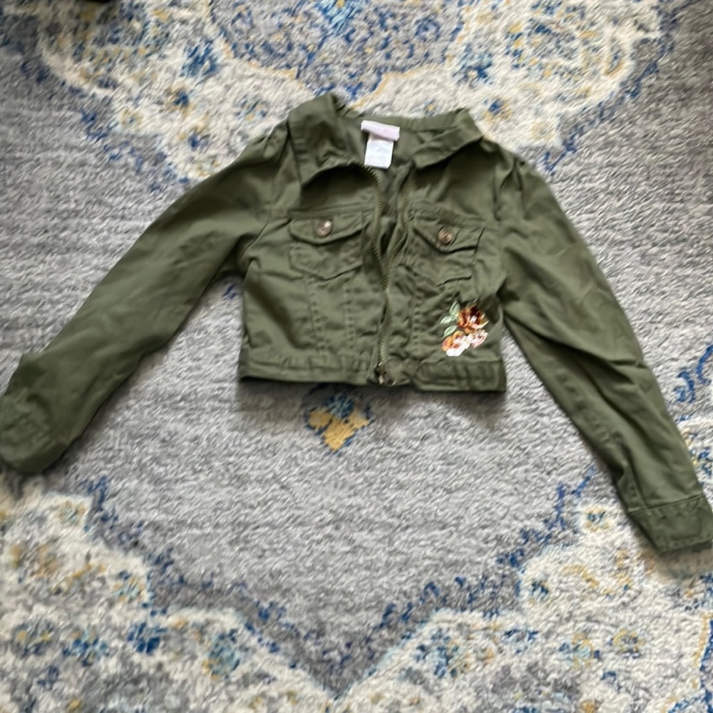 Girls cropped jacket